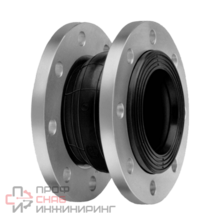 Компенсатор антивибрационный GENEBRE 2831 08 DN040 PN10, корпус - EPDM + Nylon, фланец - оцинкованная углеродистая сталь, Ф/Ф