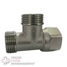 Тройник SantechSystems латунь/никель Ду 15 НР/НР/ВР