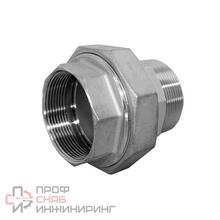 Американка нр/вр нержавеющая Newkey, AISI304 DN50 (2")  (CF8)  PTFE, PN16