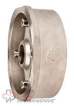 Клапан обратный тарельчатый Rushwork 404-050-40, DN050 PN40, корпус - CF8M, диск - CF8M, уплотнение - CF8M, М/Ф