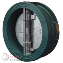 Обратный клапан двухств. GALA 5306Н, корп. чугун EN-GJS-450-10, диск чугун EN-GJS-450-10, седло EPDM HT, -10...+120°C, PN16, м/ф, DN300