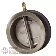Клапан обратный двухстворчатый ADL Гранлок CV16 Ду100 Ру16 чугун межфланцевый