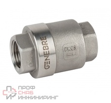 Клапан обратный пружинный GENEBRE 2416 08 DN040 PN63, корпус - CF8M, диск - CF8M, уплотнение - CF8M, ВР/ВР
