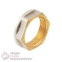 Контргайка Aquasfera лат реборд Ду15 ВР никель 9034-01