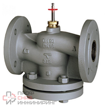 Клапан регулирующий трехходовой CV 316 GG с ходом штока 14 мм фланцевый DN 25 Kvs = 10 м3/ч