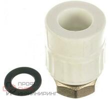 Муфта VALFEX PP-R сер комб Дн32х1 1/4" нак/г 10139132Г
