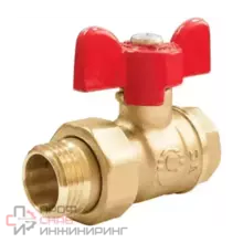 Кран шаровой Valfex лат 11Б27фт1М OPTI Ду20 Ру25 м/амер полн баб