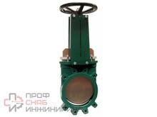 Задвижка шиберная Tecofi VGB4400-001NI0065 с двухсторонней герметичностью со штурвалом, невыдвижной шток PN10 DN65