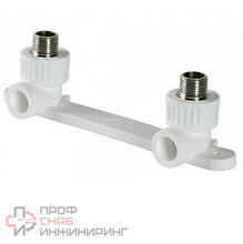 Планка полипропиленовая Valfex с водорозетками 20х3/4" н.р. (20/5) БЕЛЫЙ