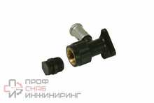 Заглушка 1/2", Henco, резьба, нар., PVDF