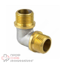 Угольник Aquasfera лат реборд Ду15 р/р никель 9005-01