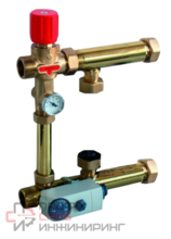 Узел смешения Uni-fitt ISOTHERM, с термосмесителем, DN25, 15 кВт.