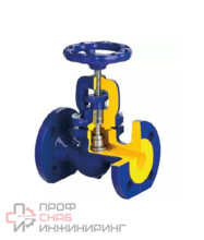 Вентиль запорный сальниковый Zetkama DN100, PN16, корпус - чугун GJL-250 (GG25)  Ф/Ф, штурвал