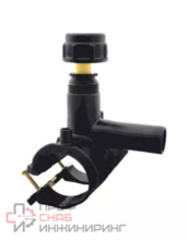 Седелка с фрезой электросварная EUROSTANDARD d. 110 x 63 SDR11