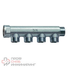 Коллектор FAR 3/4" с 4 отводами М24х19 36мм