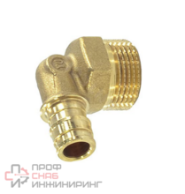 Угольник PE-X латунный радиальный Дн25х3/4" НР Giacomini