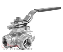 Кран шаровой 1" 3WAYT316-PPM025