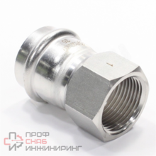 Переходник WAAG Heavy Inox 35-1" пресс-резьба сталь нержавеющая