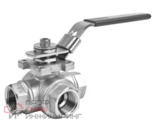 Кран шаровой 3" 3WAYL316-PPM080