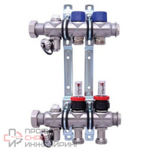 Коллектор для теплых полов Hansa FBH 63 тип 26-В с расходомерами (2 контура)