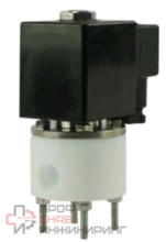 Клапан электромагнитный DN.ru VS841-VT-NC-24VDC 3/4″ Ду20 Ру1 соленоидный двухходовой, корпус - PTFE уплотнение - VITON прямого действия, нормально закрытый, катушка - 24В