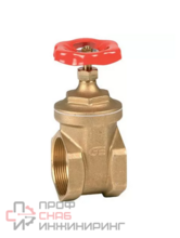 Задвижка клиновая GENEBRE 3220 08 DN040 PN16, корпус - латунь, клин - латунь, уплотнение – металл/металл, ВР/ВР