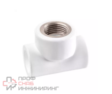 Тройник PP-R белый комбинированный Дн32х3/4" ВР PRO VALFEX 10127132-PRO