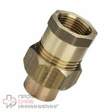 Американка 18-3/4" Viega R4, 94340G, пайка-резьба, вн., бронза