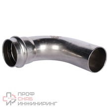 Угольник однораструбный Rommer 90° ВПр-НПр 35 из нержавеющей стали