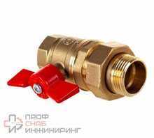 Кран шаровой Valfex лат 11Б27фт1М Ду25 Ру16 м/амер полн баб