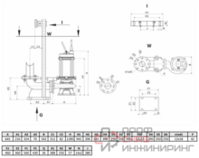 Канализационный насос Wellmix 250WQ2-400-5-11/4_380V