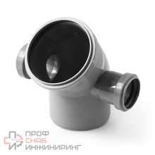 Отвод PRO AQUA Comfort с выходом левый и правый 110x50/45 градусов