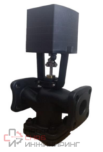 Трехходовой регулирующий клапан э/п 220В 3п GALA 6171, корп. чугун EN-GJL-250, фл. EN1092-2, PN16, -10...+150°C, Ду80