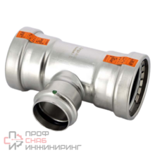 Тройник, Viega, Sanpress Inox XL, нержавеющая сталь, 64,0 х 42,0 х 64,0 мм, модель 2318XL