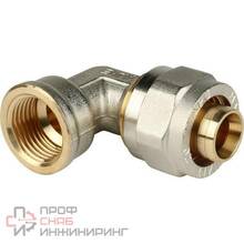 Угольник Stout с внутренней резьбой обжимной Ду20х1/2