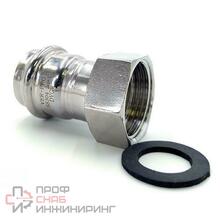 Соединитель прямой с переходом на наружную резьбу22×3/4" "VER-PRO"