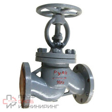 Клапан запорный Сантехкомплект сталь 15с22нж Ду80 Ру40 фл HJCN