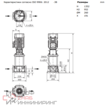 Насос Wilo HELIX FIRST V 2209-5/25/E/KS/400-50