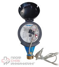 Счетчик холодной воды «Пульсар М» импульсный выход Ду15, пластиковый регистр, Qn=1,5 м3/ч