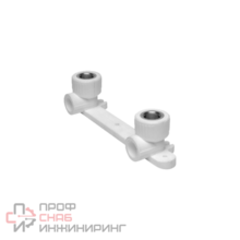 Планка полипропиленовая Valfex с водорозетками 25х1/2" в.р. (12/3) БЕЛЫЙ