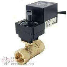 Кран TECHNO двухходовой шаровый с электроприводом HK320-02AN/24V