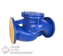 Клапан обратный подъемный Zetkama DN020, PN16, корпус - чугун GJL-250 (GG25)  Ф/Ф