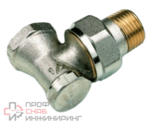 Клапан Comap на обратную подводку 1/2"ВР, угловой, с возможностью отключения и настройки