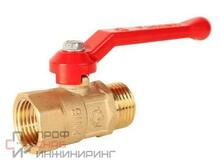 Кран шаровой латунный 1 1/4 г/ш ПРАКТИК Галлоп ручка