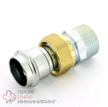 Американка 22-3/4" Viega Prestabo, 1165, пресс-резьба, нар., сталь оцинкованная