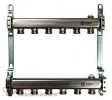 Коллектор из нержавеющей стали STOUT SMS 0923 6 вых.