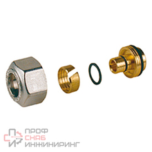 Переходник МП PE-X обж лат Дн16х2,0х18 Ру10 Giacomini