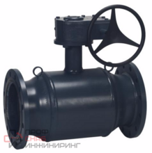 Кран шаровой Danfoss JIP Premium FF Ду150 Ру16 с редуктором