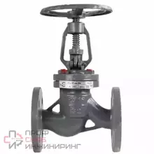 Клапан запорный Сантехкомплект сталь 15с65нж Ду20 Ру16 фл HJCN