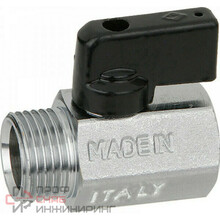 Кран шаровой мини НВ 1/2' DN 15 флажок KANSAS серия 805